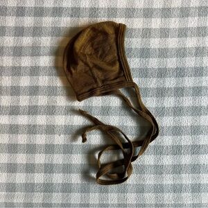 Siskin by Engel Merino and Silk Baby Bonnet